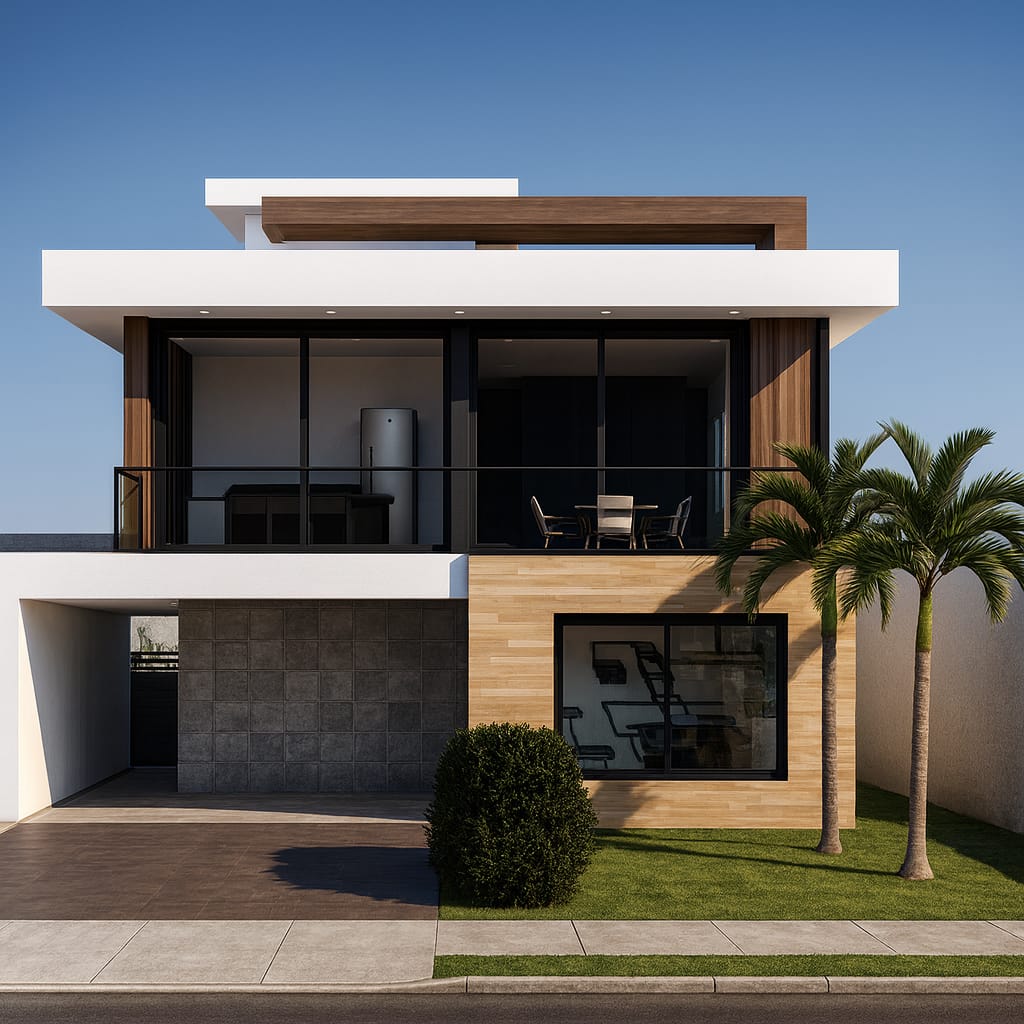 Projeto arquitetônico residencial de alto padrão em Atibaia — tendências 2025 — Ecotech Construtora